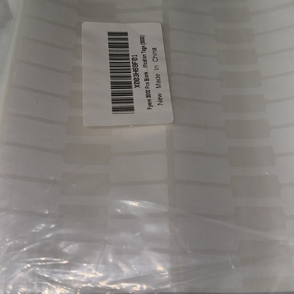 3000 White Price Tag, Gift Tags Hanging Jewelry Blank Paper - Picture 5 of 7